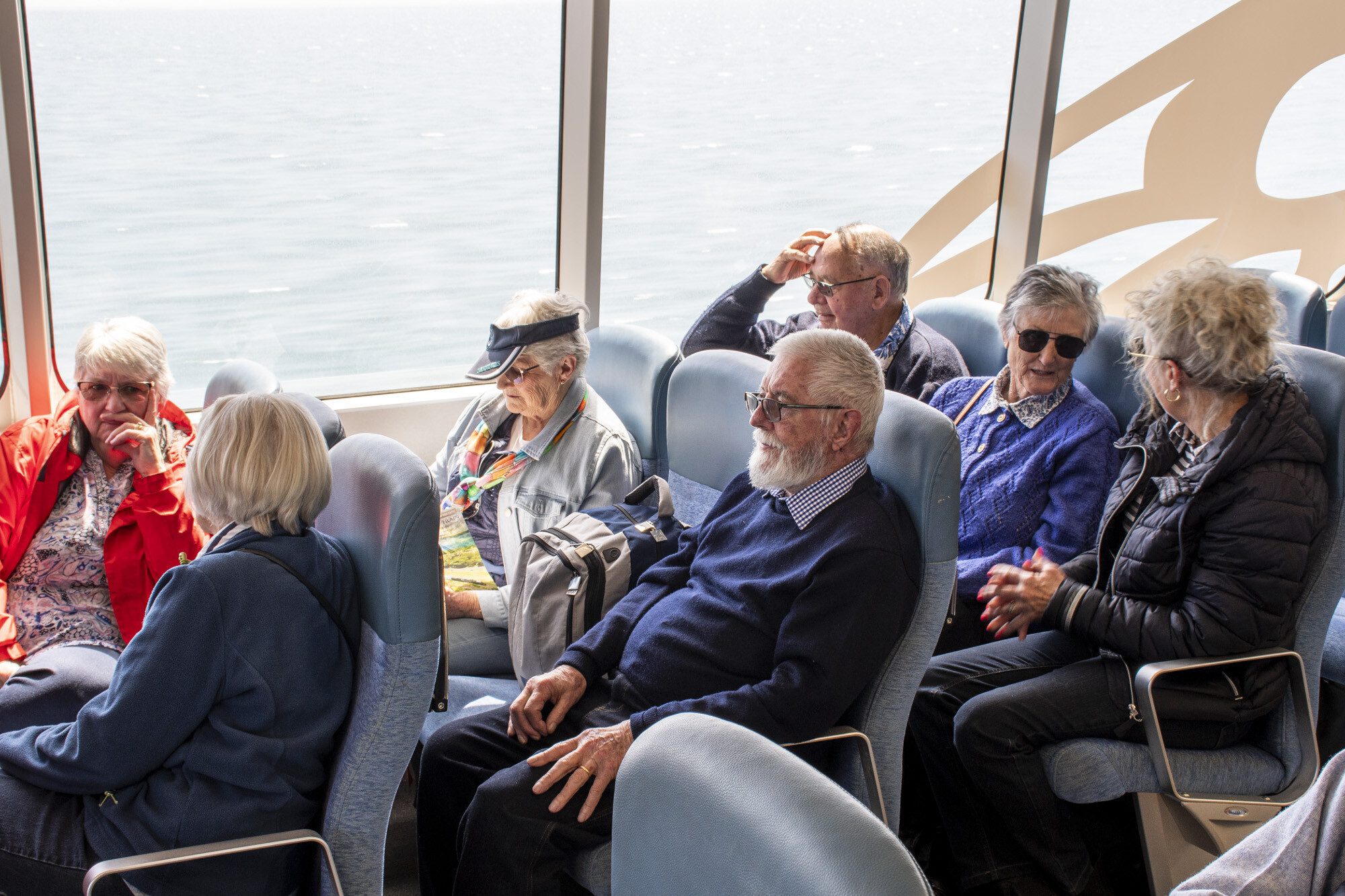 On board the Feery from Melbourne to Geelong