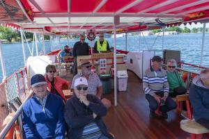 On Board the Lake Wendouree Paddle Steamer